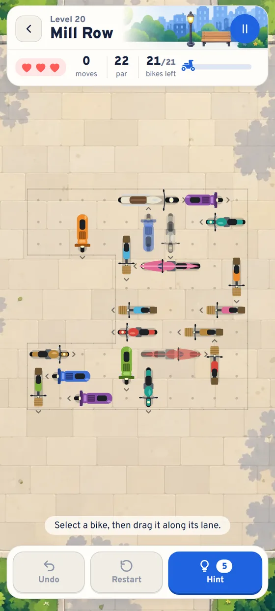 Level 20 in the day lot